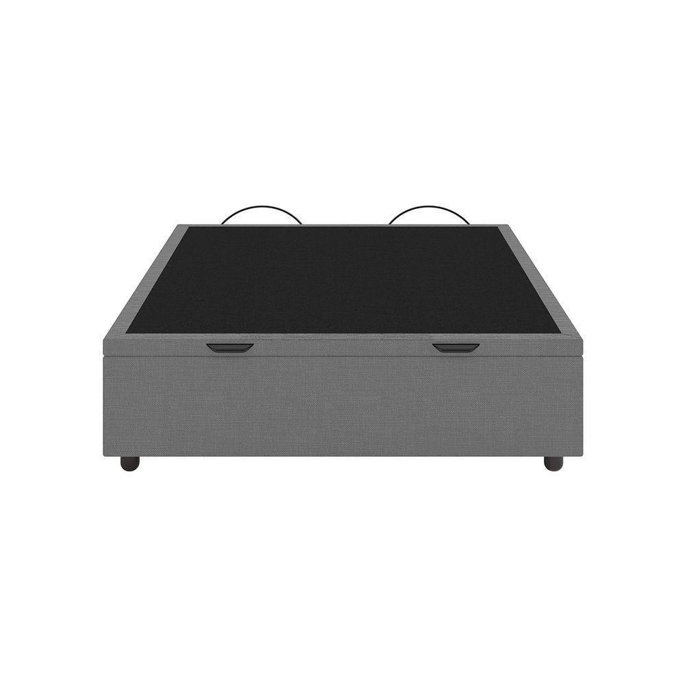 Base Cama Box Baú Viúva Linho Skybox Cinza - 4