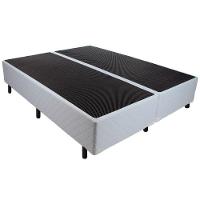 Cama Box Base Universal Queen Tecido White (158x198x24) - Luckspuma - 1