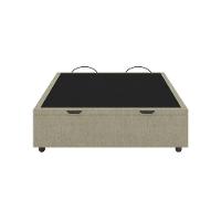 Base Cama Box Baú Viúva Veludo Skybox Bege - 5