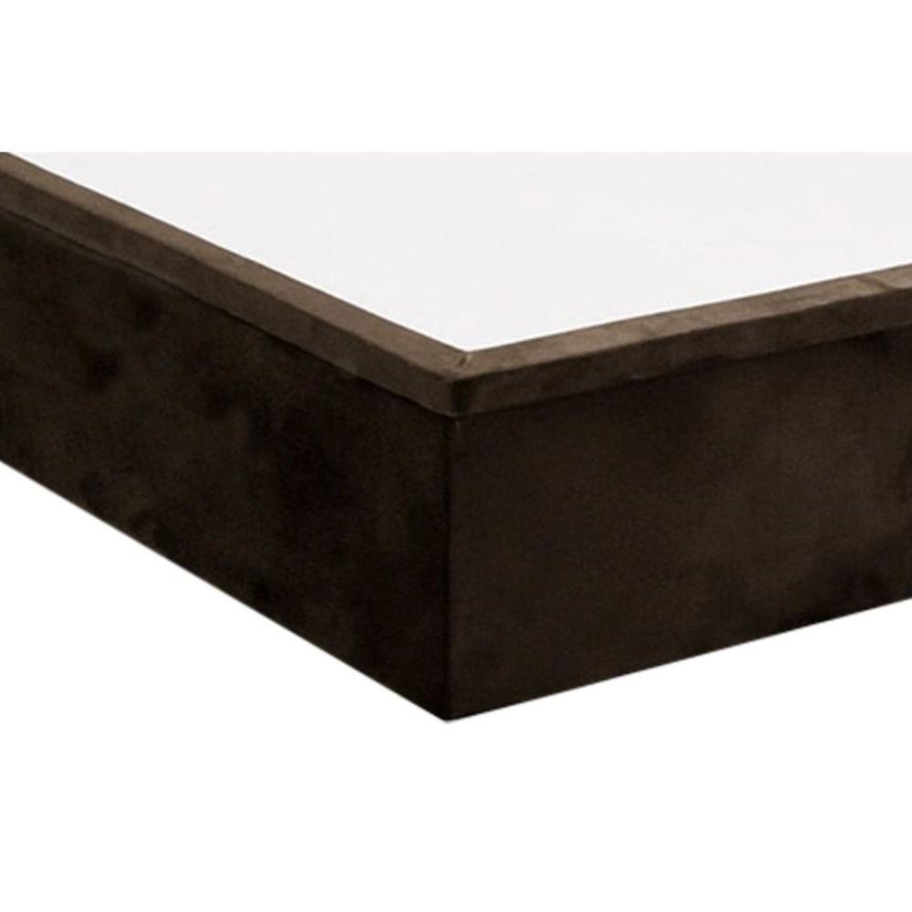 Cama Box Baú Casal Universal Suede Brown (138x188x35) - Costa Rica - 5