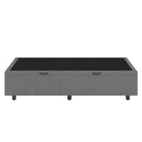 Base Cama Box Baú Solteiro Linho Skybox Cinza - 5