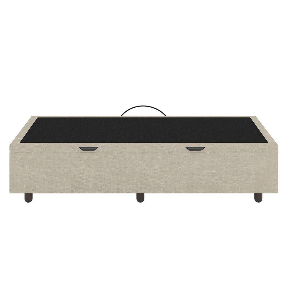 Base Cama Box Baú Solteiro Linho Skybox Bege - 3