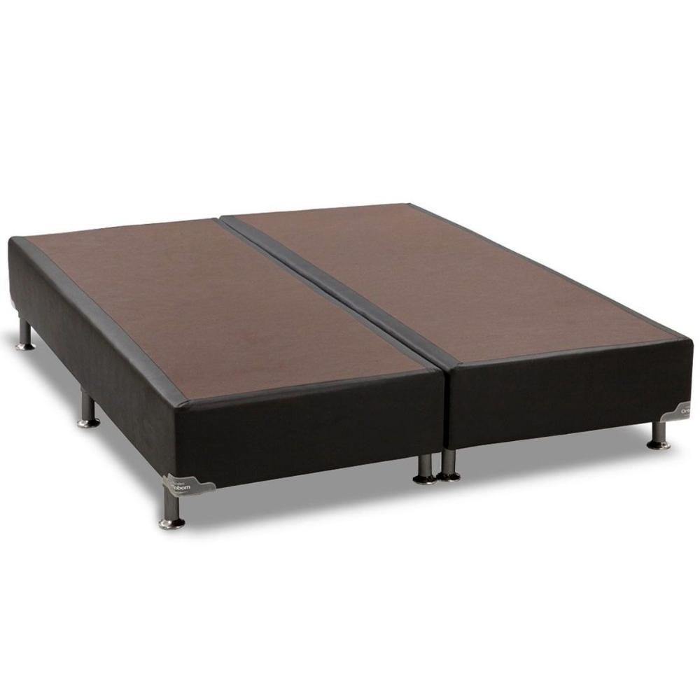 Cama Box Base Universal Queen Americana Courano Nero Black (158x198x23) - Ortobom - 1