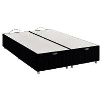 Cama Box Baú Universal Queen Bordado Black (158x198x35) - Anjos - 6