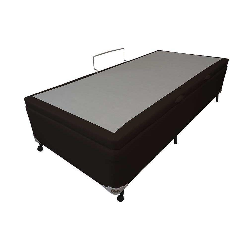 Cama Box Baú Universal Queen Courano Brown New (158x198x35) - Castor - 6