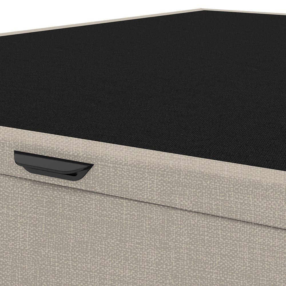 Base Cama Box Baú Viúva Linho Skybox Bege - 2