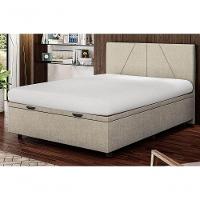 Base Cama Box Baú Viúva Linho Skybox Bege - 1