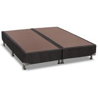 Cama Box Base Universal King Suede Black (193x203x30) - Ortobom - 1