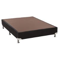 Cama Box Base Universal Casal Suede Black (138x188x30) - Ortobom - 1