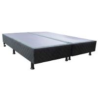 Base Cama Box Casal Queen Size Suede Preto - 1