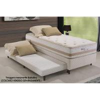 Cama Box Base c/Auxiliar Universal Solteiro MH1434 Bordado White (88x188x23) - Herval - 3