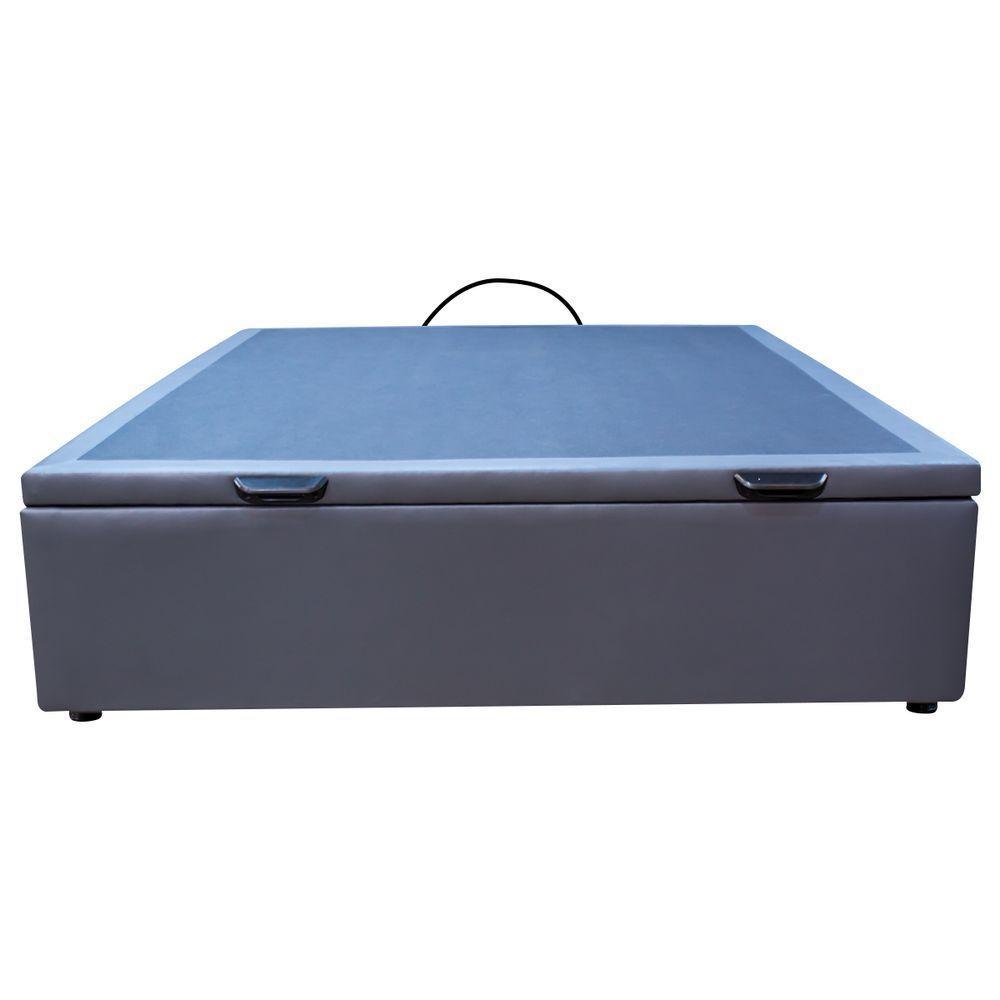 Base Cama Box Baú Viúva Corano Cinza - 6