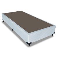 Cama Box Base Universal Solteiro Tecido White (88x188x25) - Probel - 1