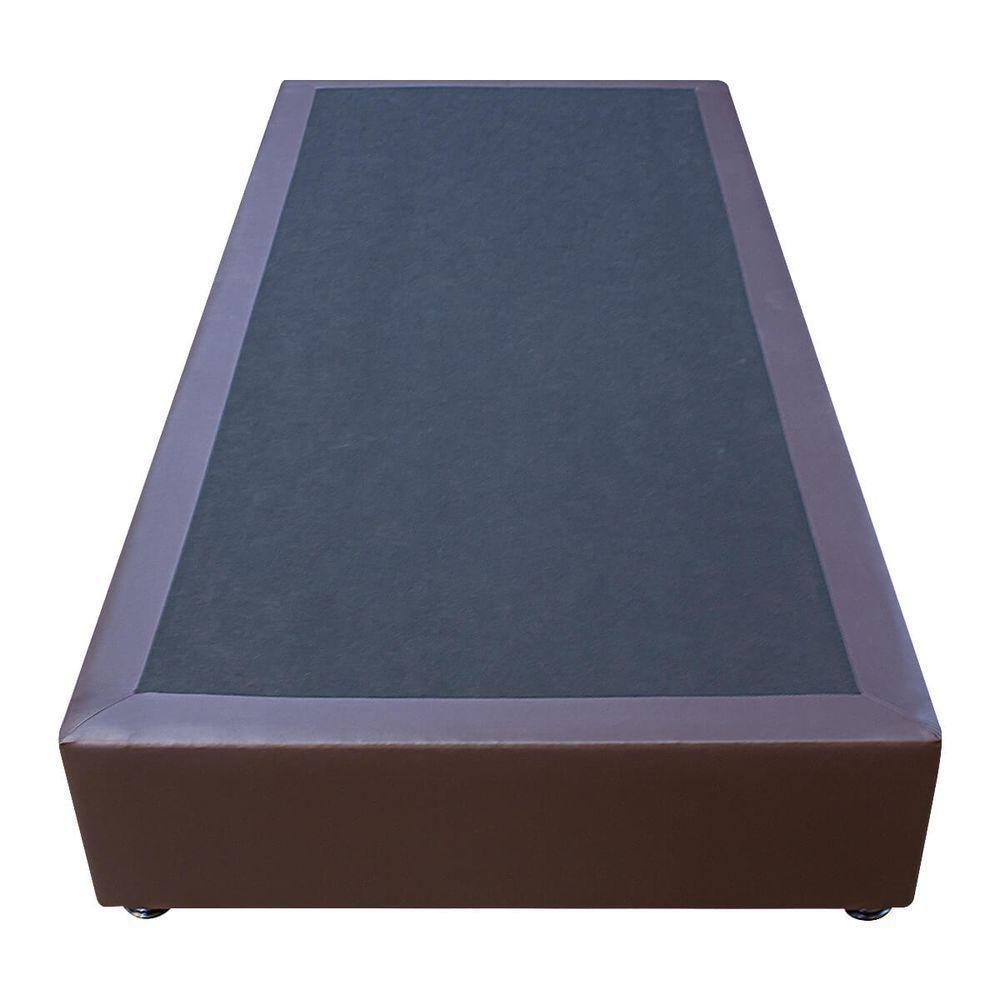 Base Cama Box Solteiro Corano Marrom - 2