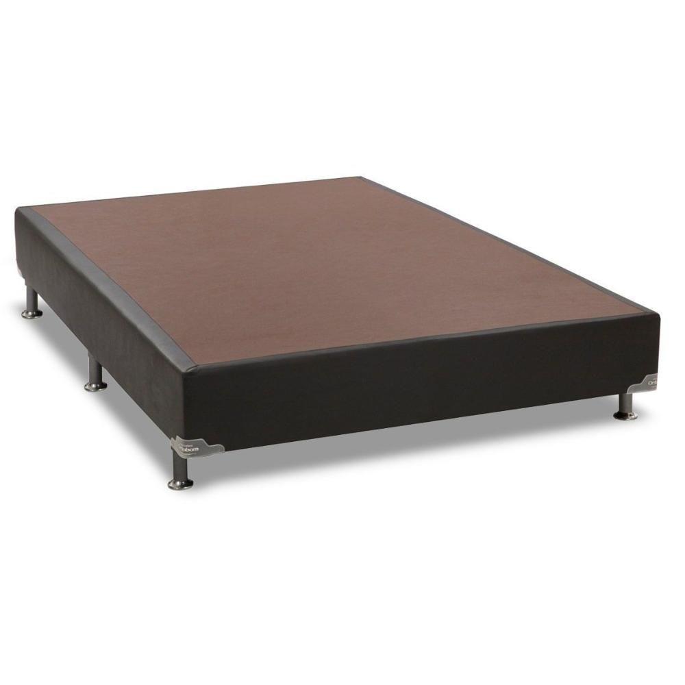 Cama Box Base Universal Casal Courano Black (138x188x30) - Ortobom - 1