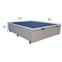 Base Cama Box Baú Viúva Corano Bege - 2