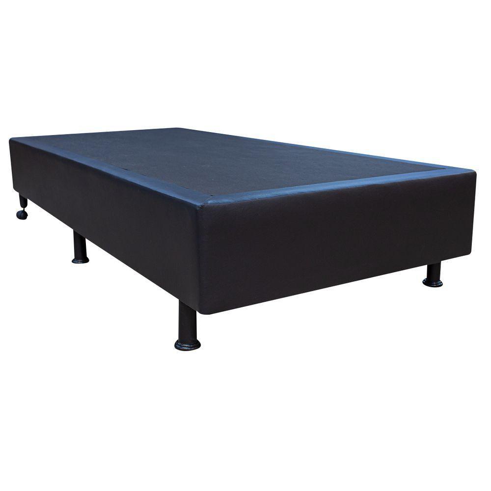 Base Cama Box Solteiro Corano Preto - 1