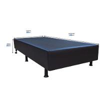 Base Cama Box Solteiro Corano Preto - 2
