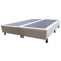 Base Cama Box Casal King Size Suede Bege - 3