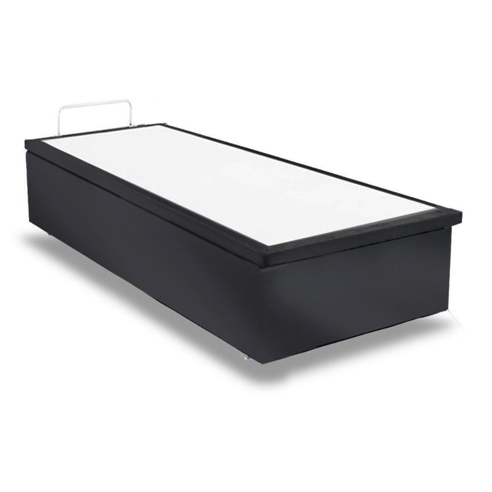 Cama Box Baú Universal Queen Suede Gray (158x198x35) - Ortobom - 4