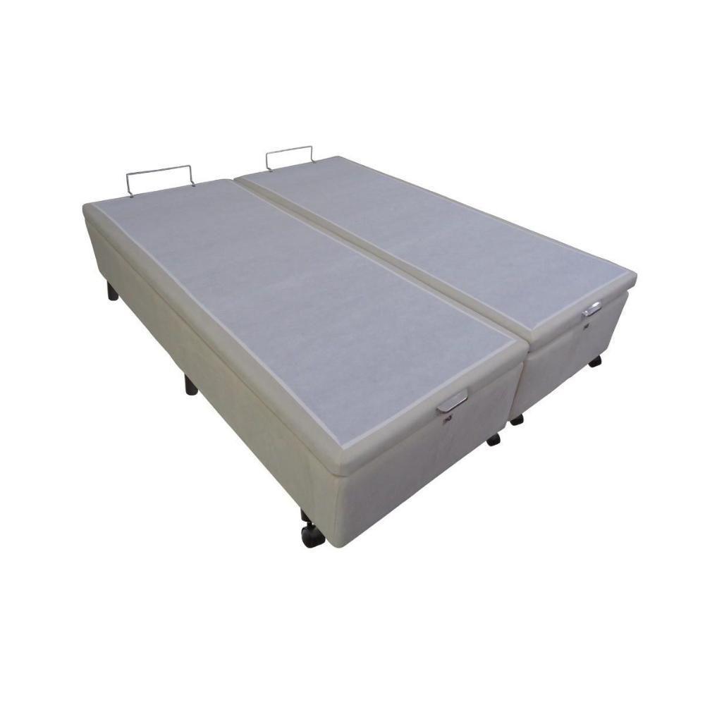 Cama Box Baú Universal Solteiro Vellus (78x188x35) - Castor - 2