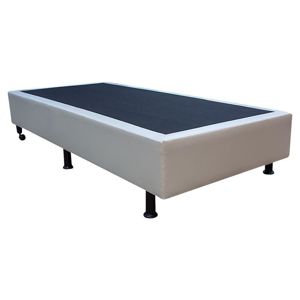 Base Cama Box Solteiro Corano Bege - 1