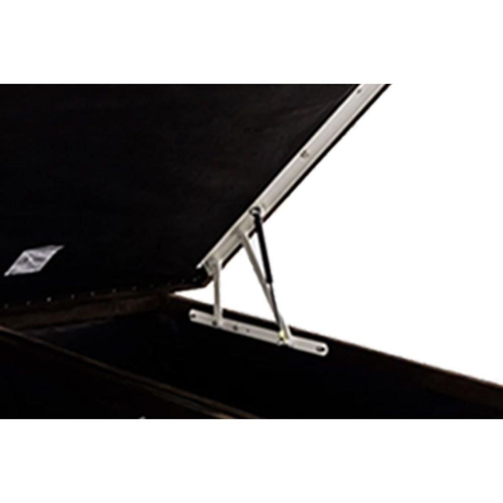 Cama Box Baú Solteiro Universal Suede Brown (88x188x35) - Ortobom - 3