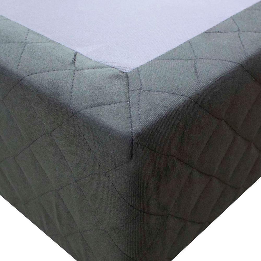 Base Cama Box Viúva Suede Preto - 4