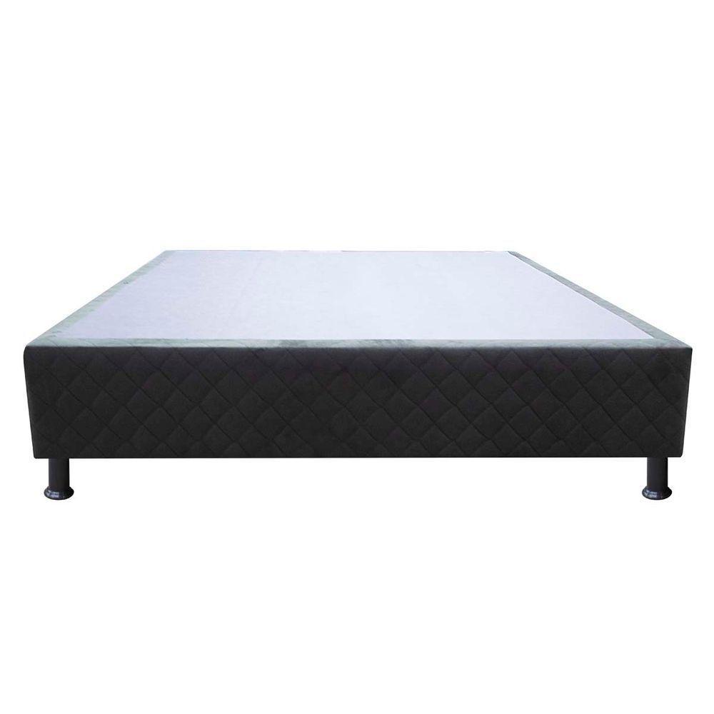 Base Cama Box Viúva Suede Preto - 7
