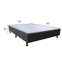 Base Cama Box Viúva Suede Preto - 2