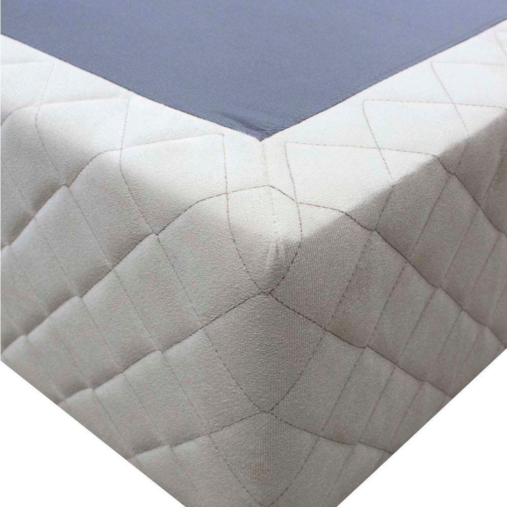 Base Cama Box Viúva Suede Bege - 4