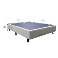 Base Cama Box Viúva Suede Bege - 2