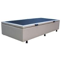 Base Cama Box Baú Solteiro Corano Bege