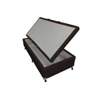 Cama Box Baú Universal Casal Courano Brown New (138x188x35) - Castor