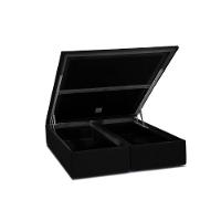 Cama Box Baú Universal Queen Suede Nero Black (158x198x35) - Ortobom - 1
