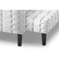 Cama Box Base c/Auxiliar Solteiro Bordado White (88x188x25) - Anjos - 2