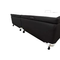 Cama Box Baú Viúva Courano Black New (128x188x35) - Castor - 4