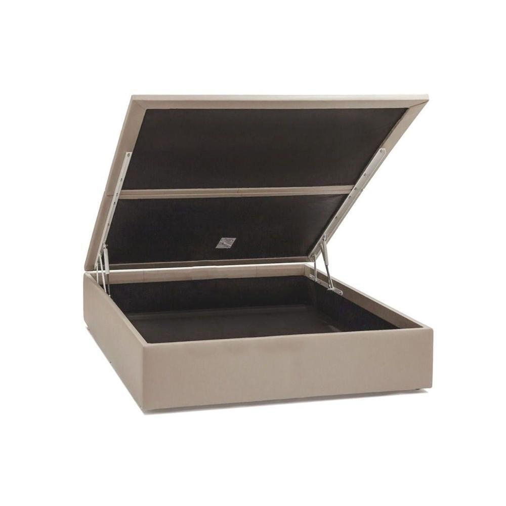 Cama Box Baú Universal Casal Courano Clean (138x188x35) - Ortobom - 1