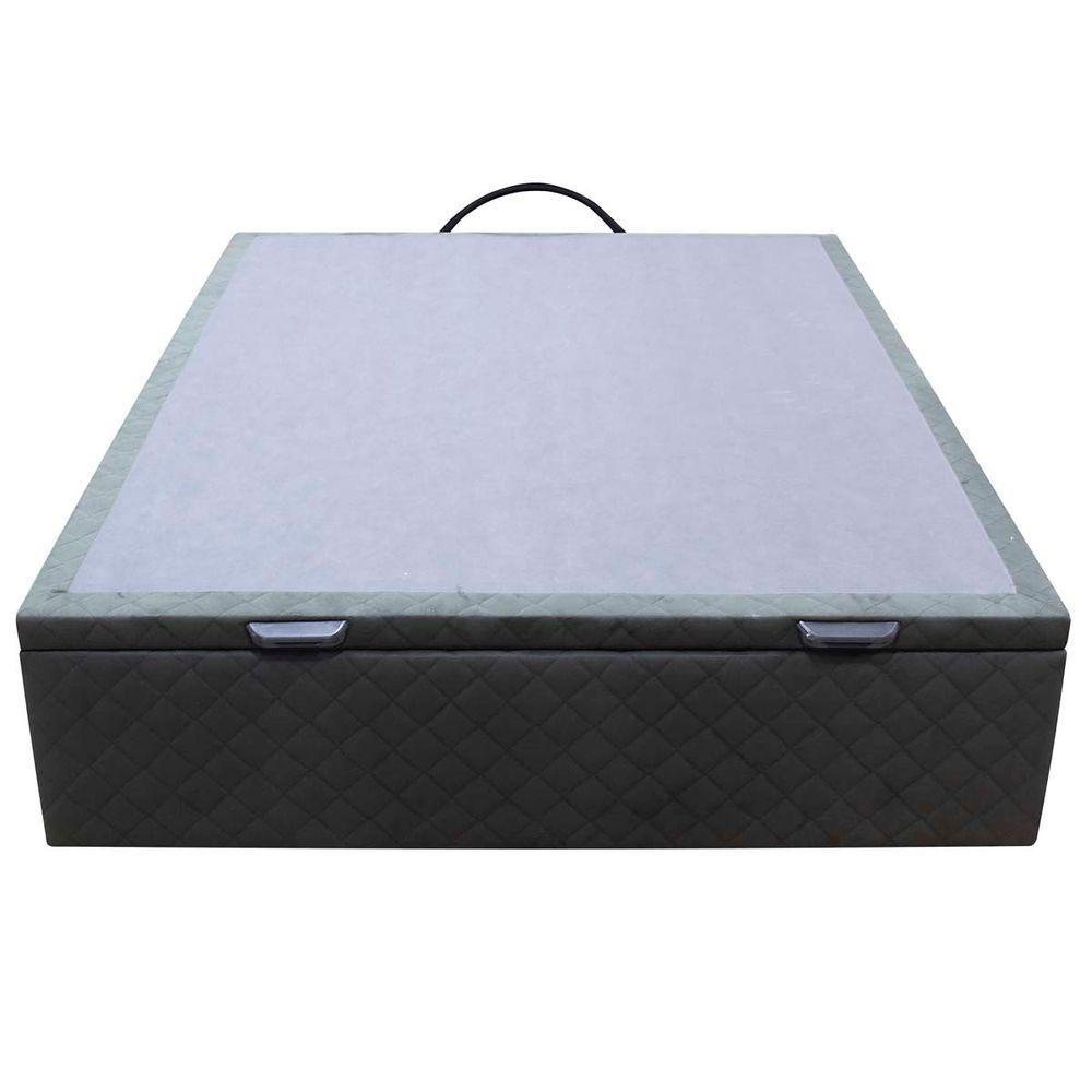 Base Cama Box Baú Viúva Suede Preto - 6