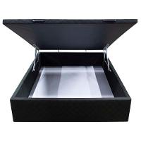 Base Cama Box Baú Viúva Suede Preto - 5