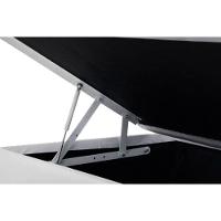 Cama Box Baú Solteiro Universal Courano White (88x188x35) - Ortobom - 2