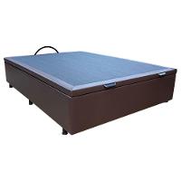 Base Cama Box Baú Viúva Corano Marrom - 1