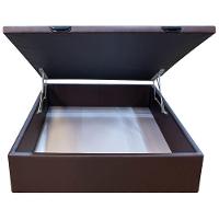 Base Cama Box Baú Viúva Corano Marrom