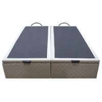Base Cama Box Baú Casal Queen Size Suede Bege - 6