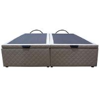 Base Cama Box Baú Casal Queen Size Suede Bege - 8