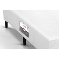 Cama Box Base Casal Poli Tecido White (138x188x23) - Castor