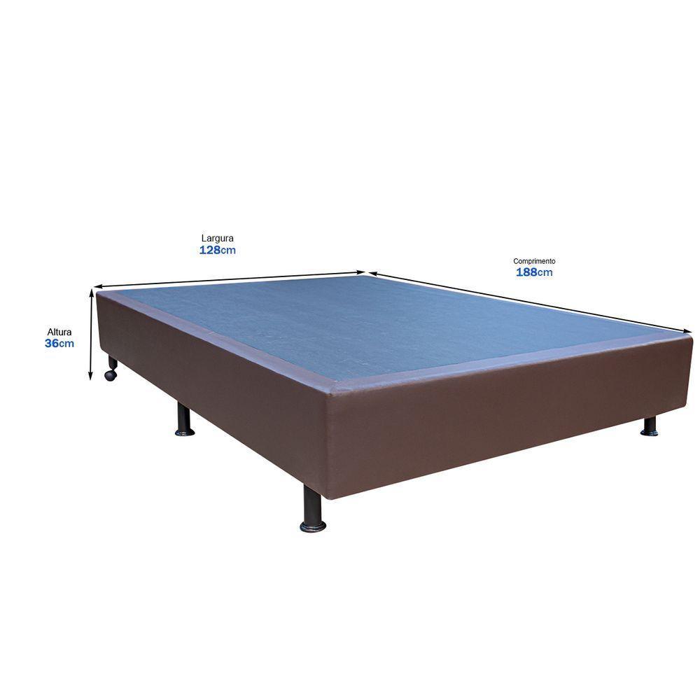 Base Cama Box Viúva Corano Marrom - 2