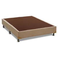 Cama Box Base Universal Casal Americana Suede Clean (138x188x23) - Ortobom - 1