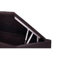 Cama Box Baú Universal Solteiro Courano Brown (88x188x35) - Ortobom - 3