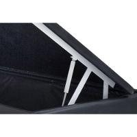 Cama Box Baú Solteiro Universal Courano Gray (88x188x35) - Ortobom